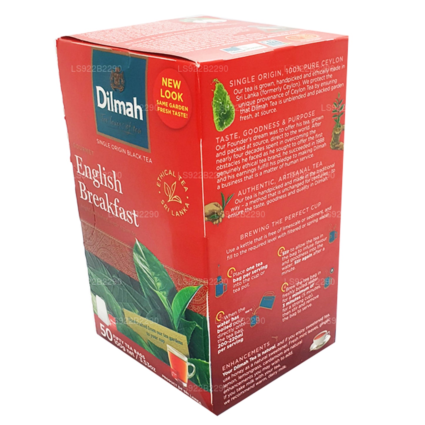 Dilmah Englischer Frühstückstee, 50 Teebeutel (100 g)