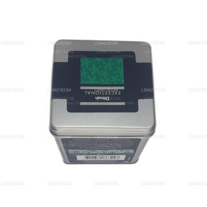 Dilmah Außergewöhnlicher duftender Jasmin-Grüntee-Echtblatttee (100 g