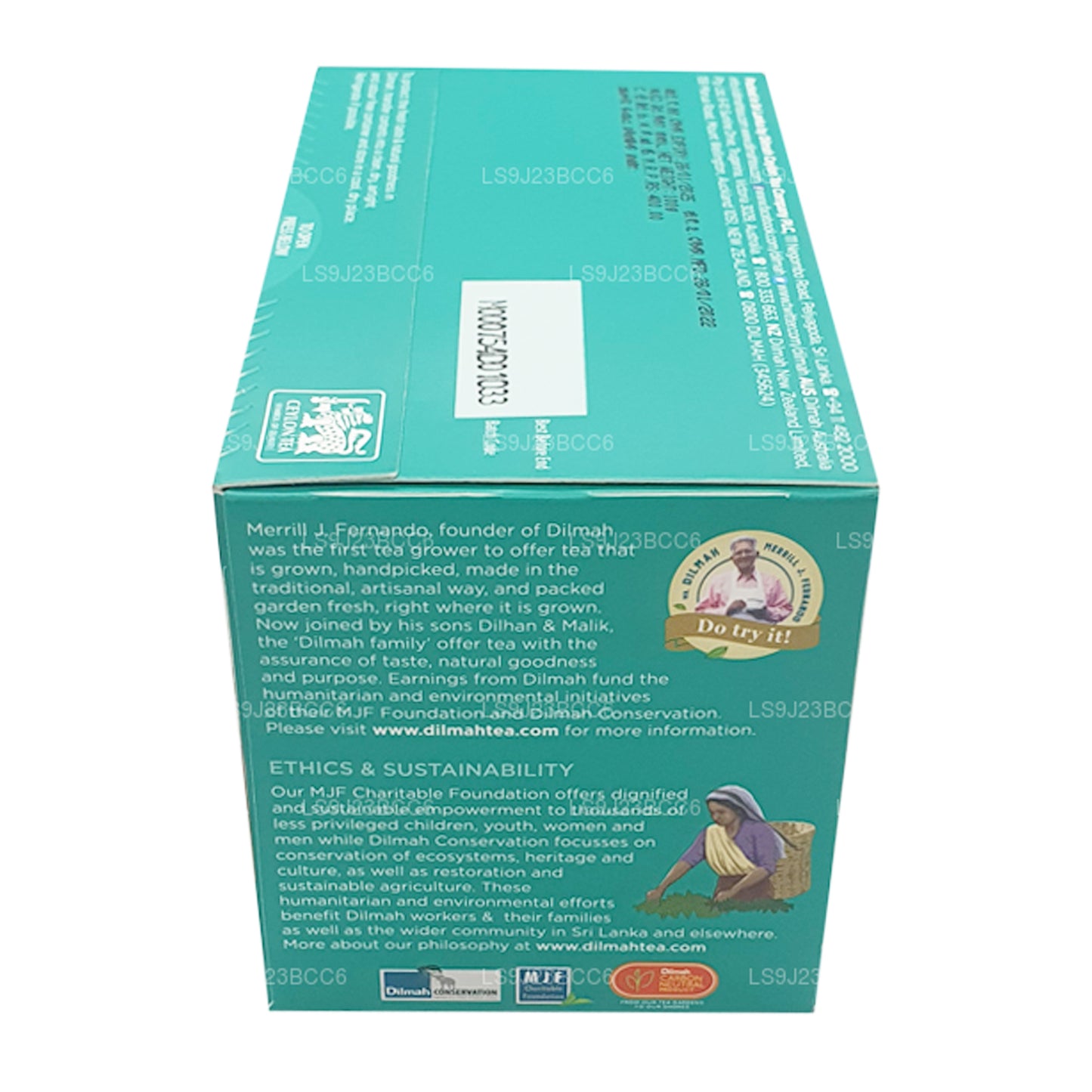 Dilmah Englischer Nachmittagstee, 50 Teebeutel (100 g)