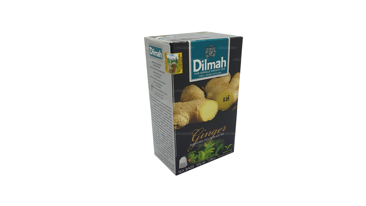 Dilmah Schwarzer Tee mit Ingwergeschmack (30 g) 20 Teebeutel
