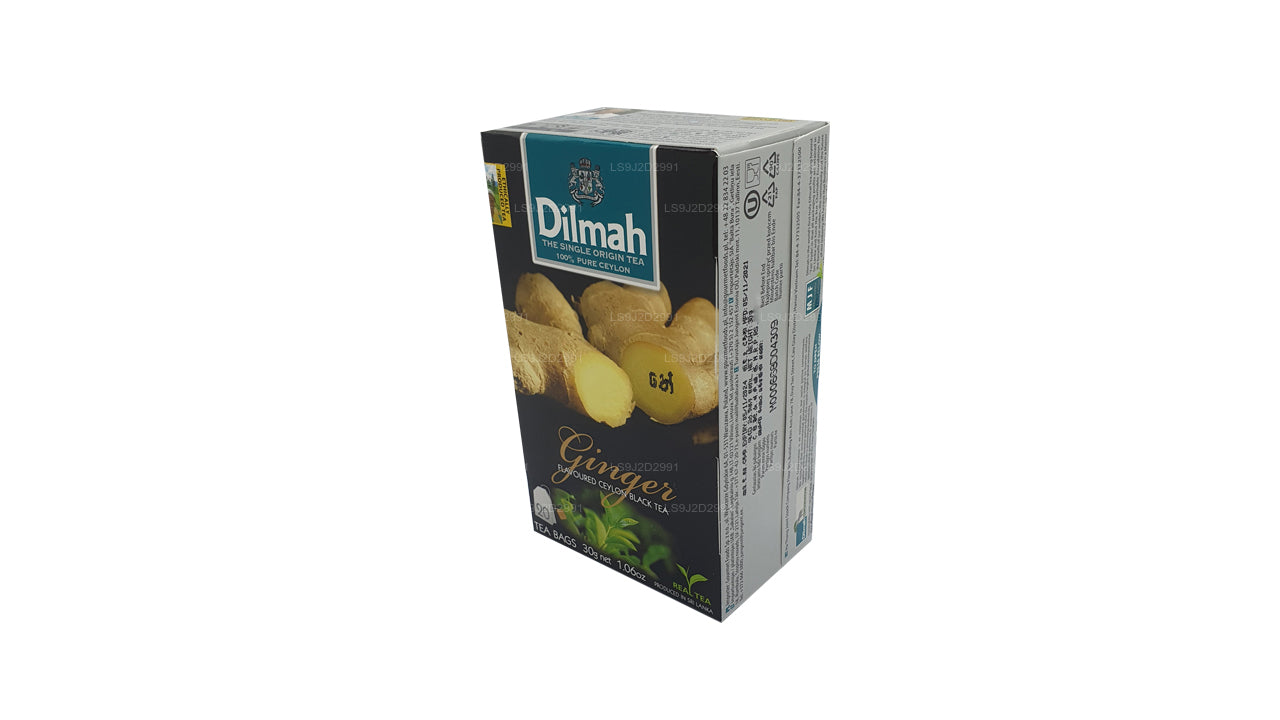 Dilmah Schwarzer Tee mit Ingwergeschmack (30 g) 20 Teebeutel