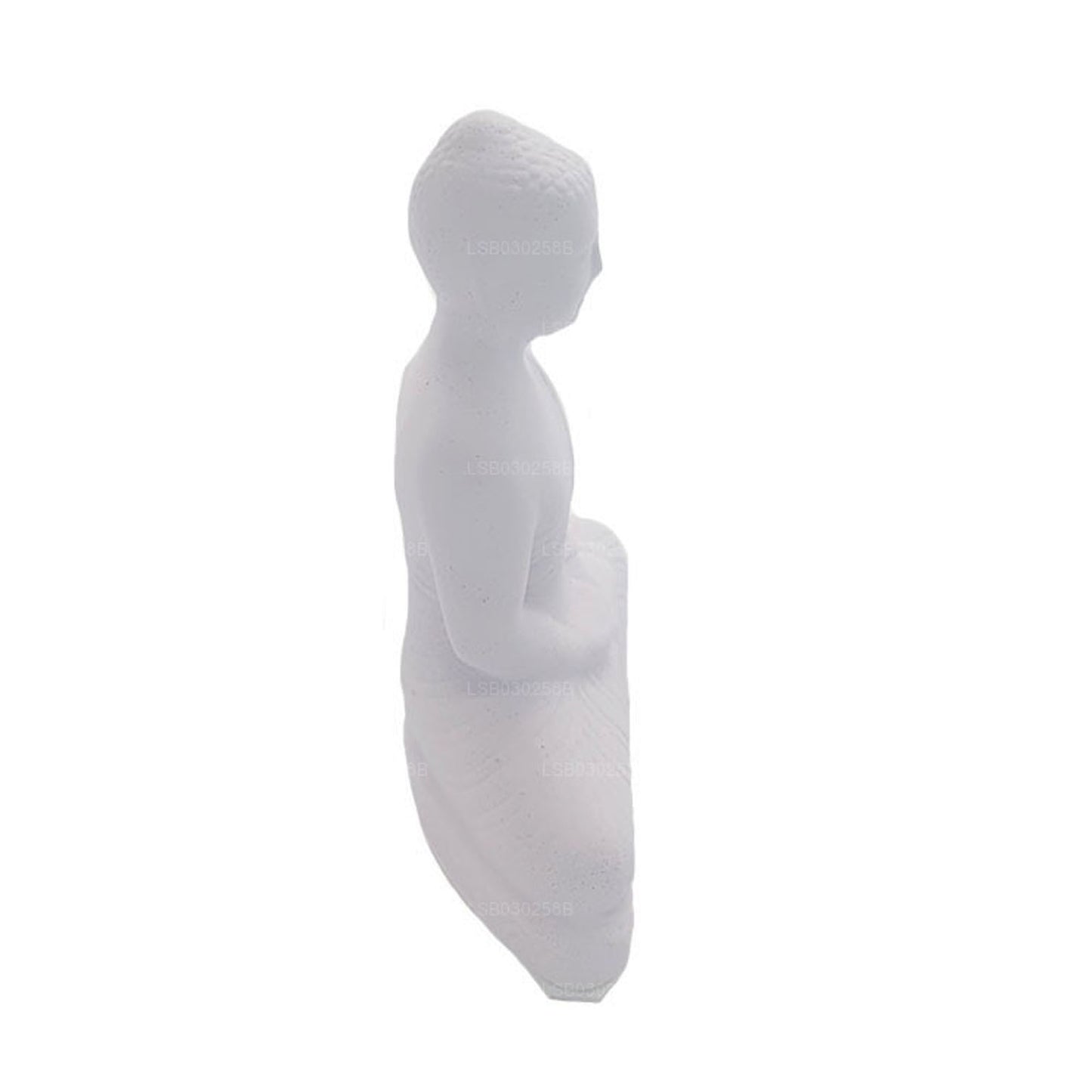 Buddha-Statue (weiße Farbe) für Armaturenbrett im Auto (7 cm x 3 cm)