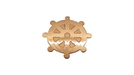 Kupfer-Dharmachakra (4 cm)