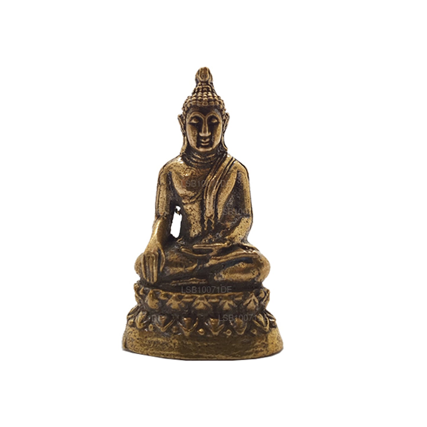 Miniatur-Buddha-Statue aus Messing