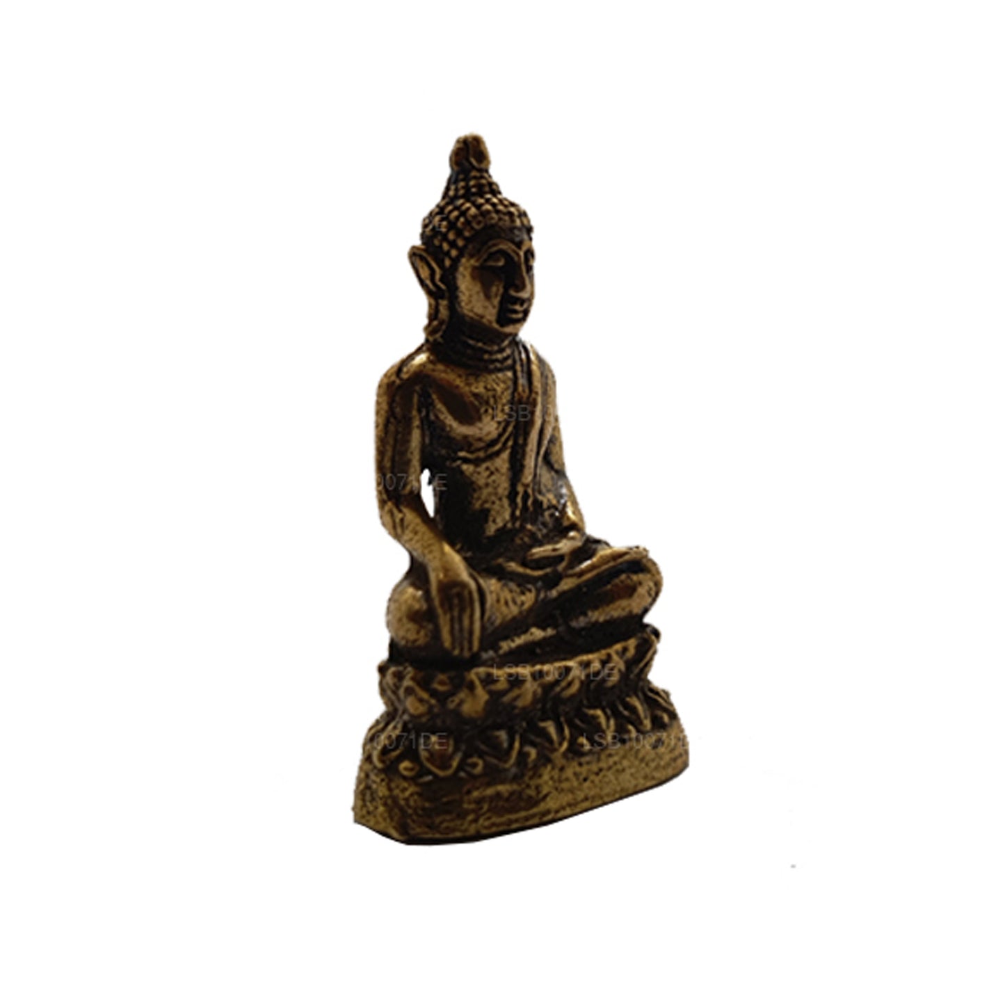 Miniatur-Buddha-Statue aus Messing