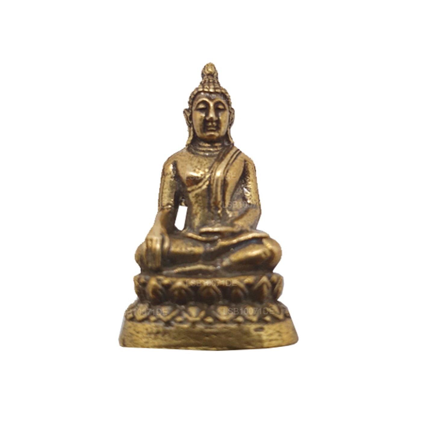 Miniatur-Buddha-Statue aus Messing