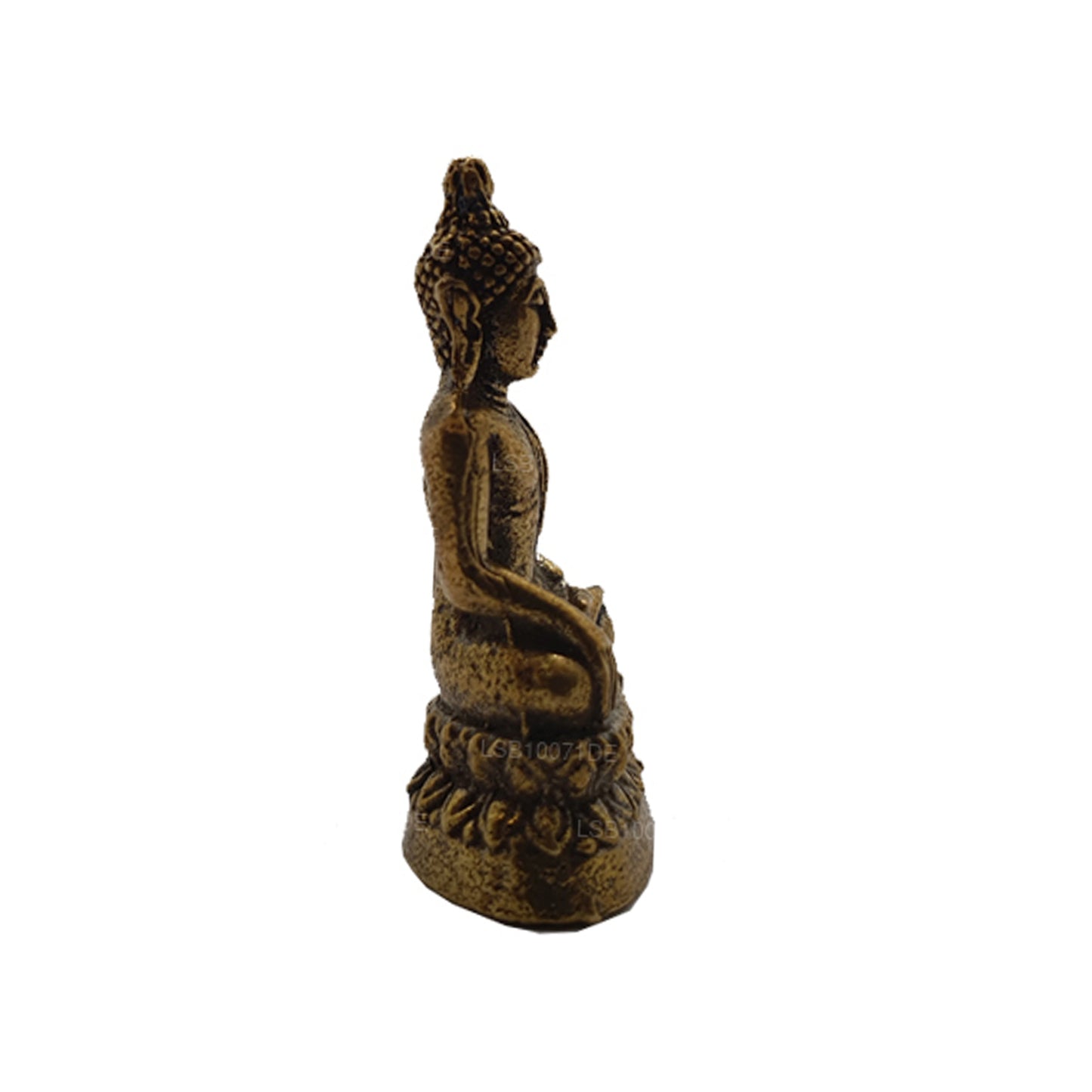 Miniatur-Buddha-Statue aus Messing