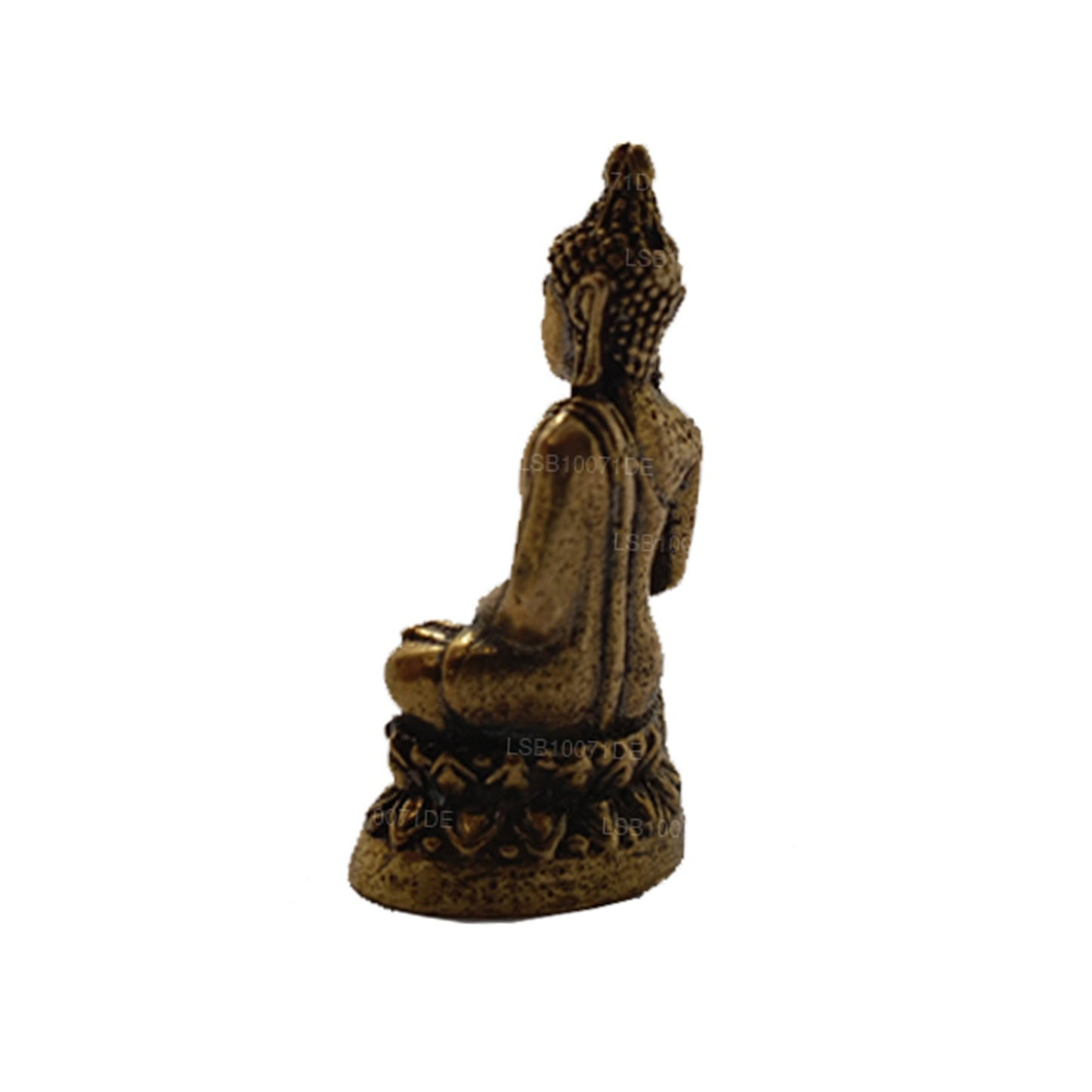 Miniatur-Buddha-Statue aus Messing