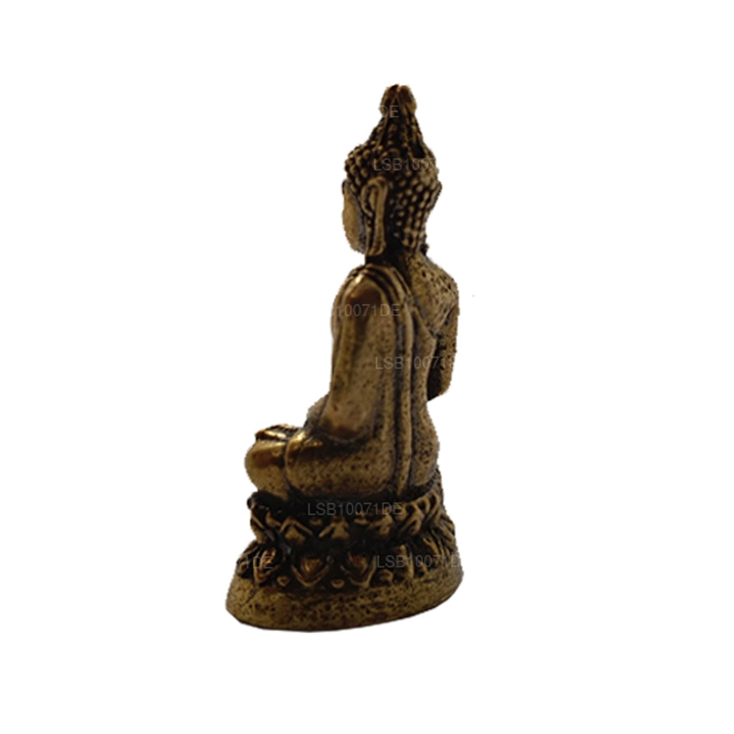 Miniatur-Buddha-Statue aus Messing