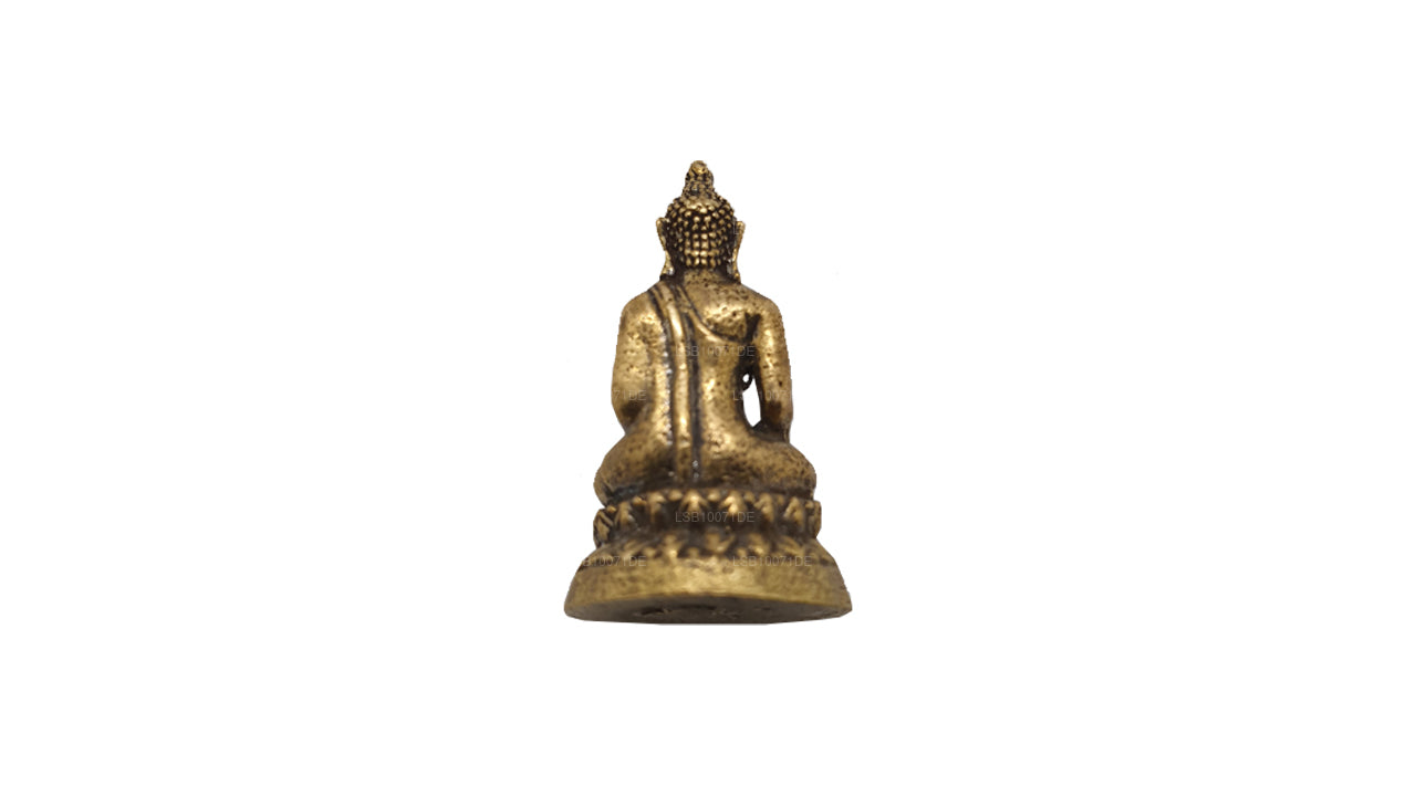 Miniatur-Buddha-Statue aus Messing