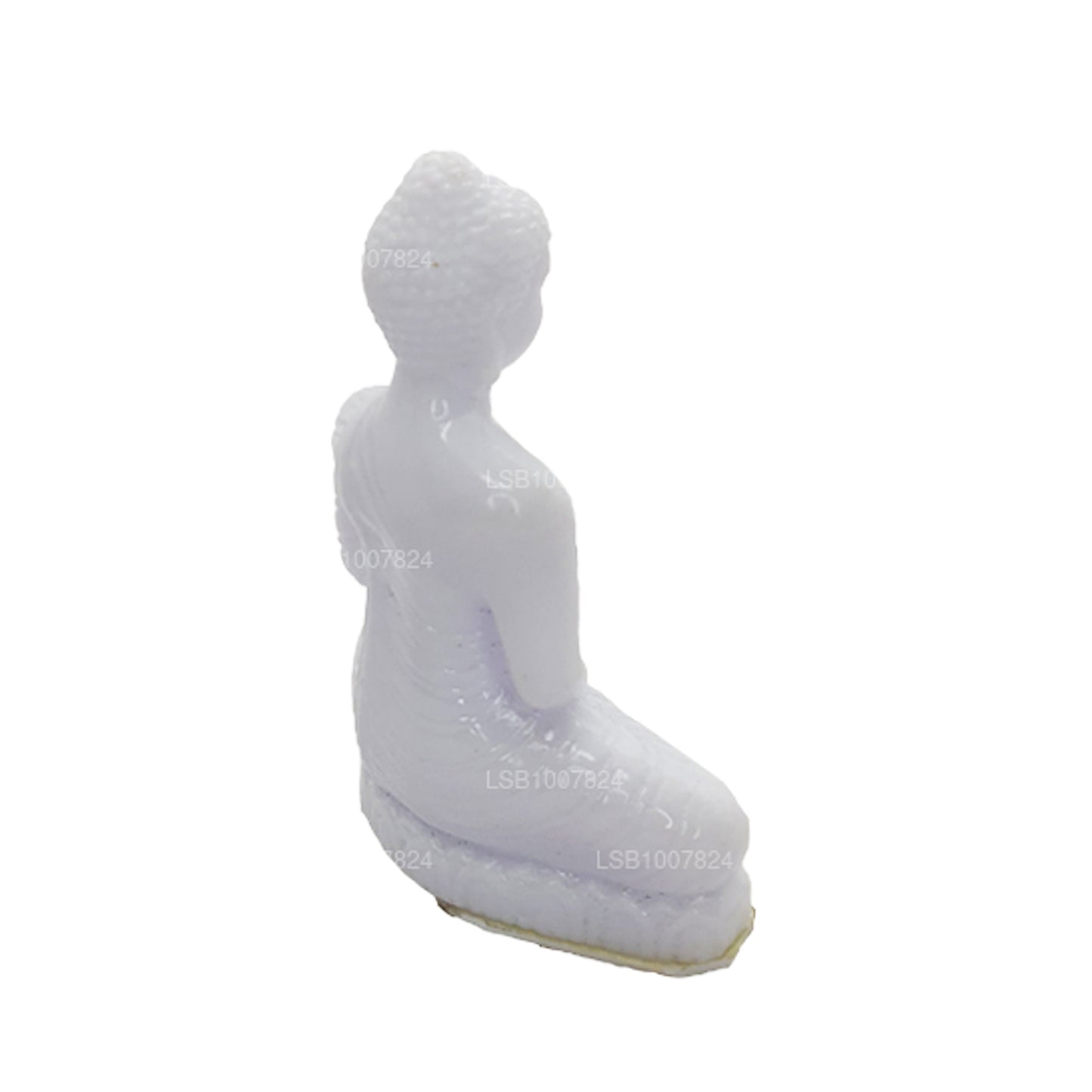 Buddha-Statue (weiße Farbe) für Armaturenbrett im Auto (7 cm x 3 cm)