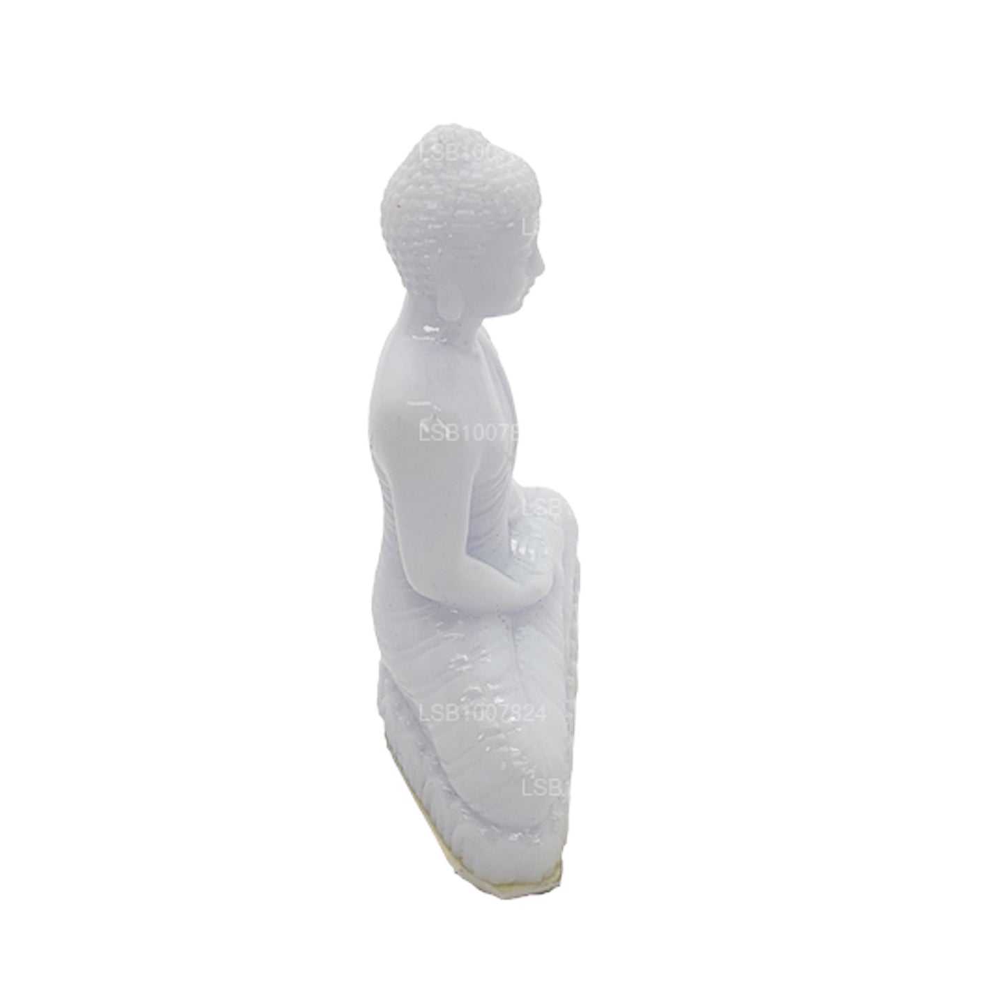 Buddha-Statue (weiße Farbe) für Armaturenbrett im Auto (7 cm x 3 cm)