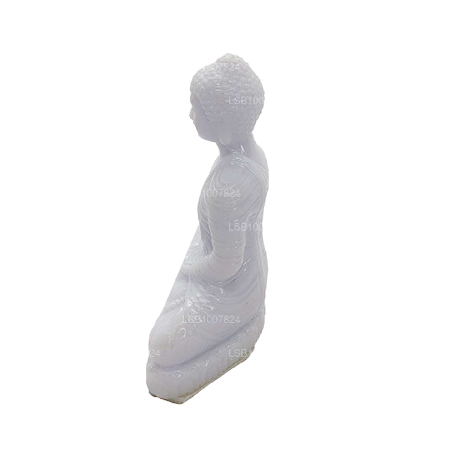 Buddha-Statue (weiße Farbe) für Armaturenbrett im Auto (7 cm x 3 cm)