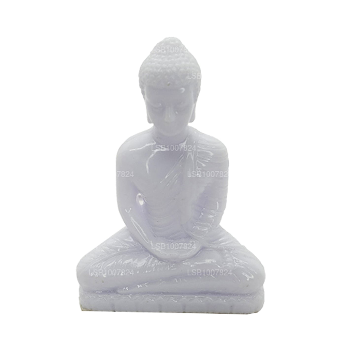 Buddha-Statue (weiße Farbe) für Armaturenbrett im Auto (7 cm x 3 cm)