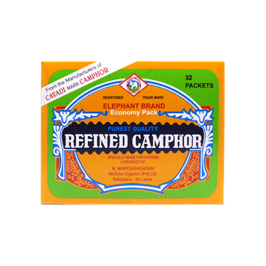 Cavadi Mark Camphor Raffinierter Kampfer 105 Tabletten (Elefantenkarton)