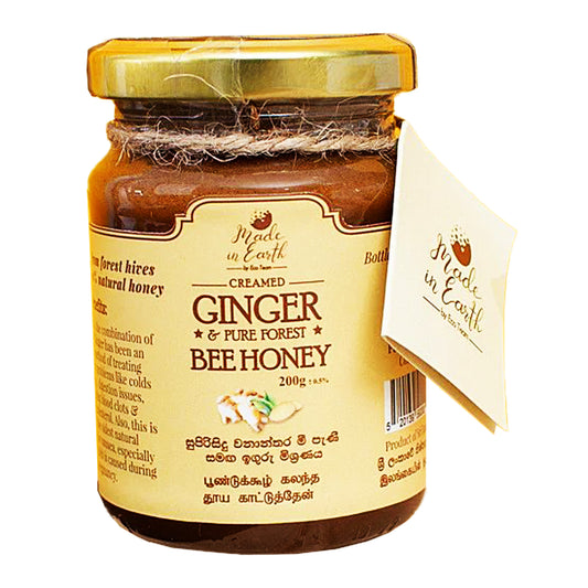Made In Earth Cremiger Ingwer &amp; reiner Waldbienenhonig (200 g)