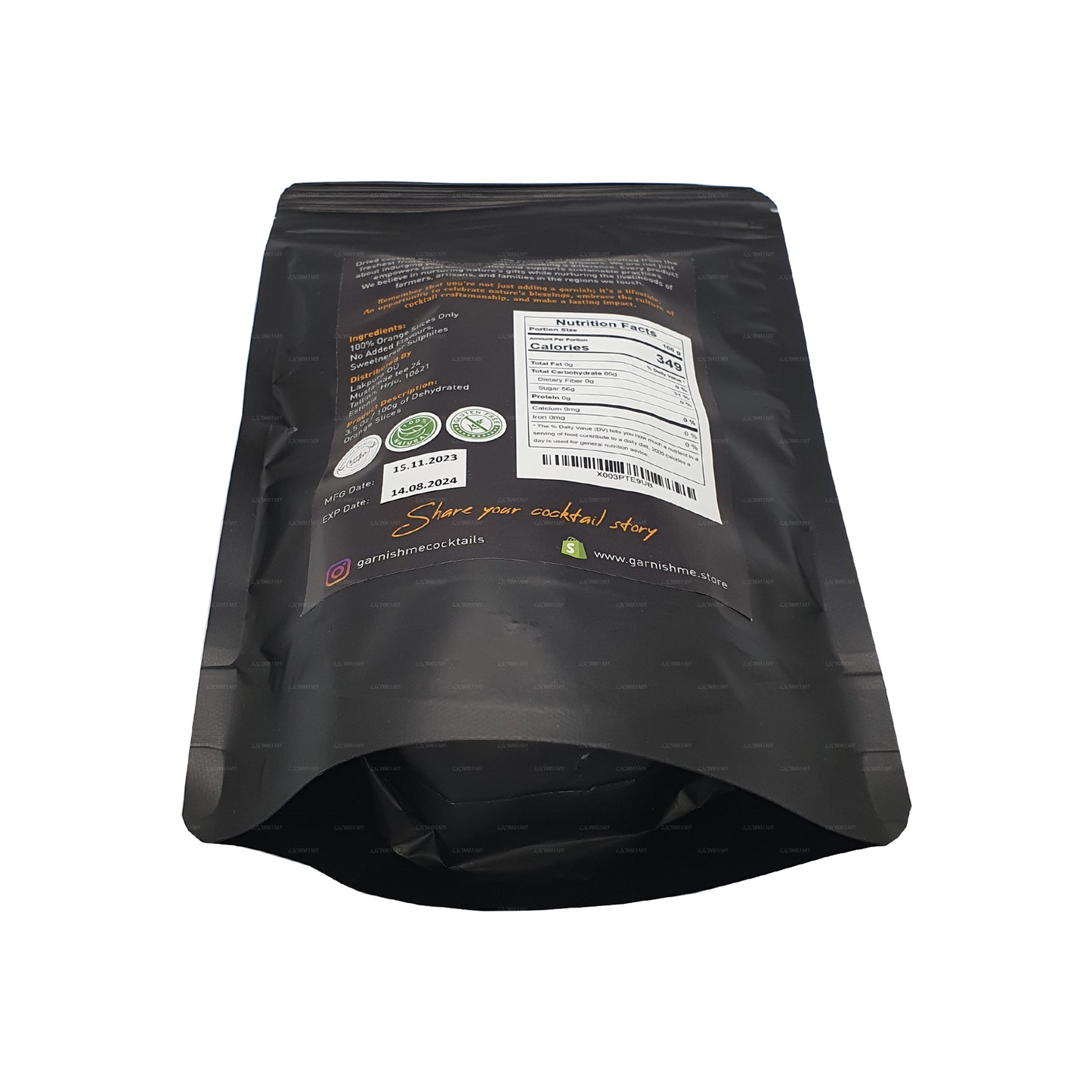 Me Garnish Getrocknete Orangenscheiben (100 g)