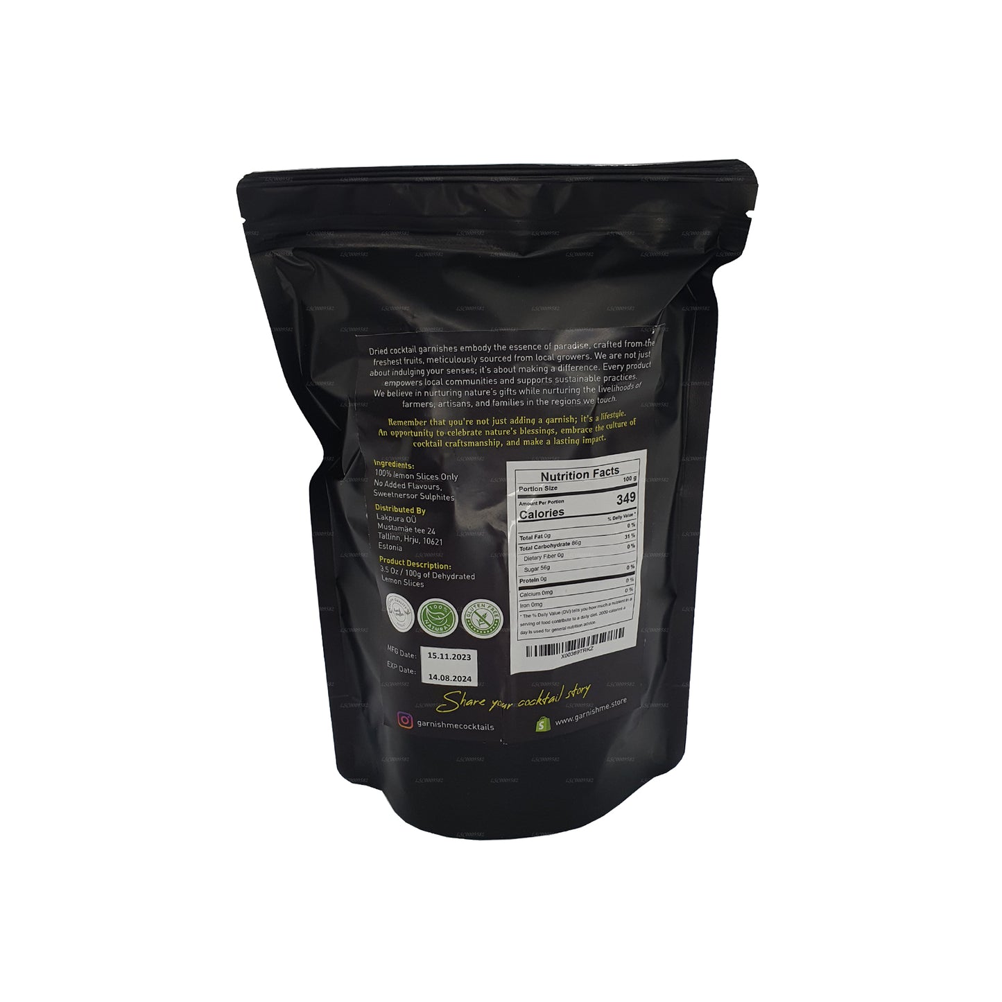 Me Garnish Getrocknete Zitronenscheiben (100 g)