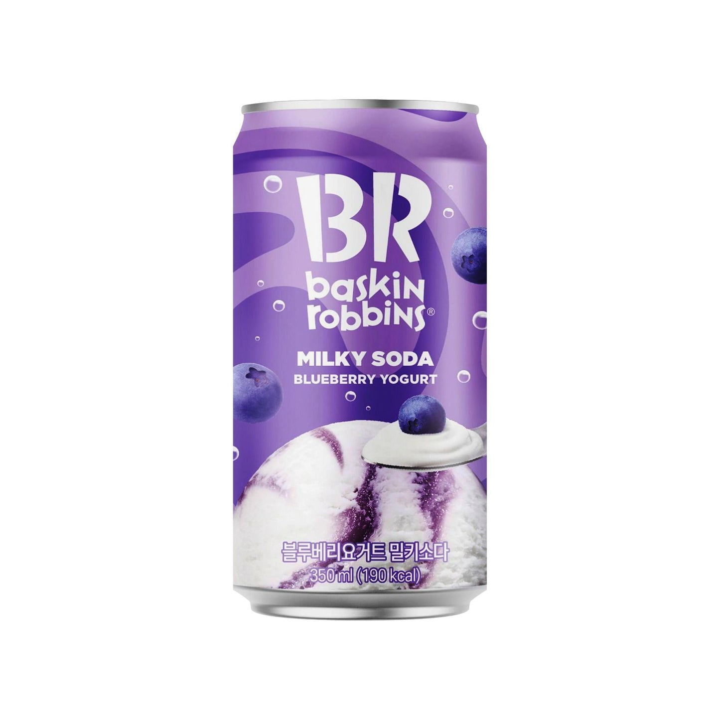 Baskin Robbins Blaubeer-Joghurt Milch-Soda (350ml)