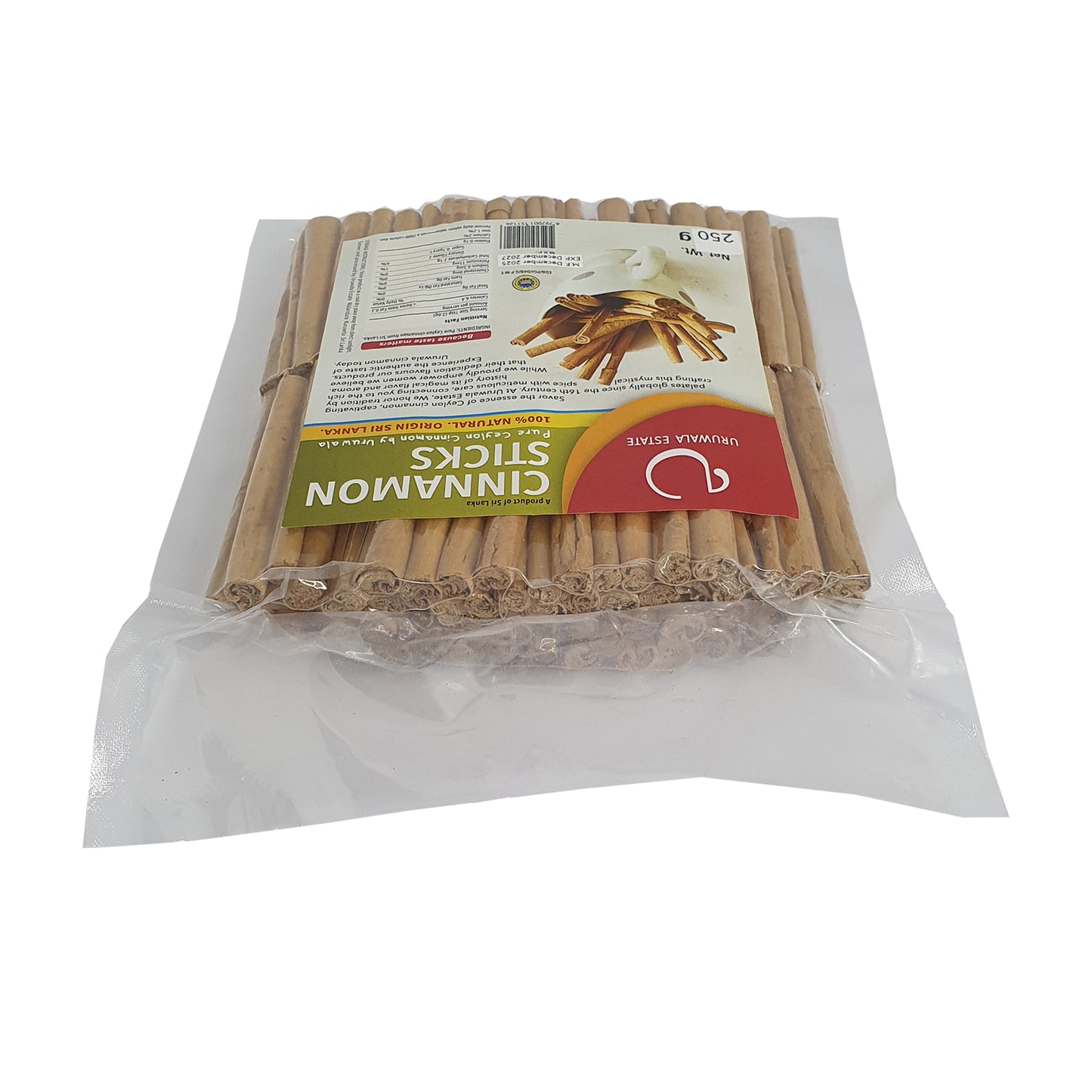 Uruwala Estate "C5 Special" Grade Cinnamon Sticks