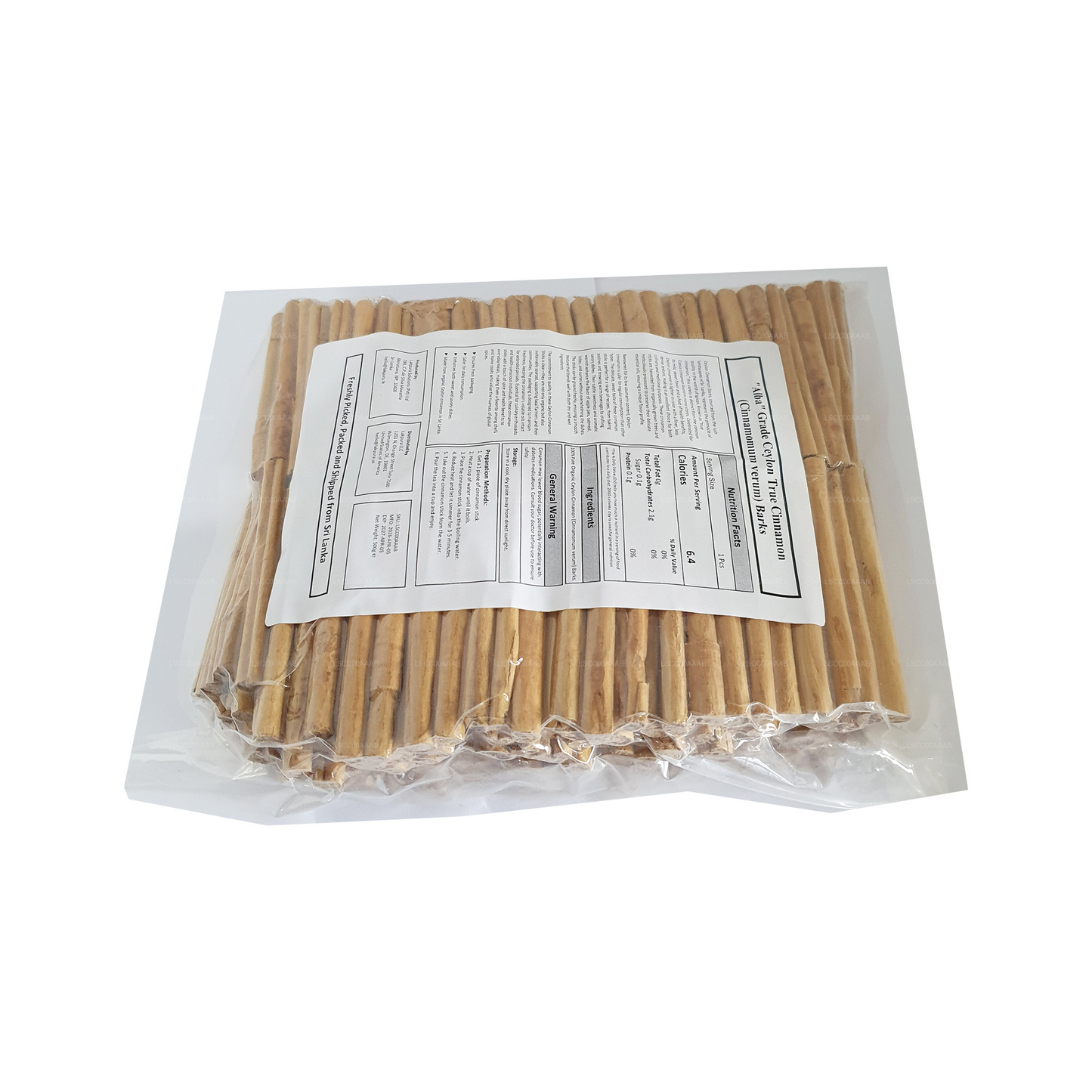Lakpura® Ceylon Echter Zimt „Alba“ Grad Stöcke