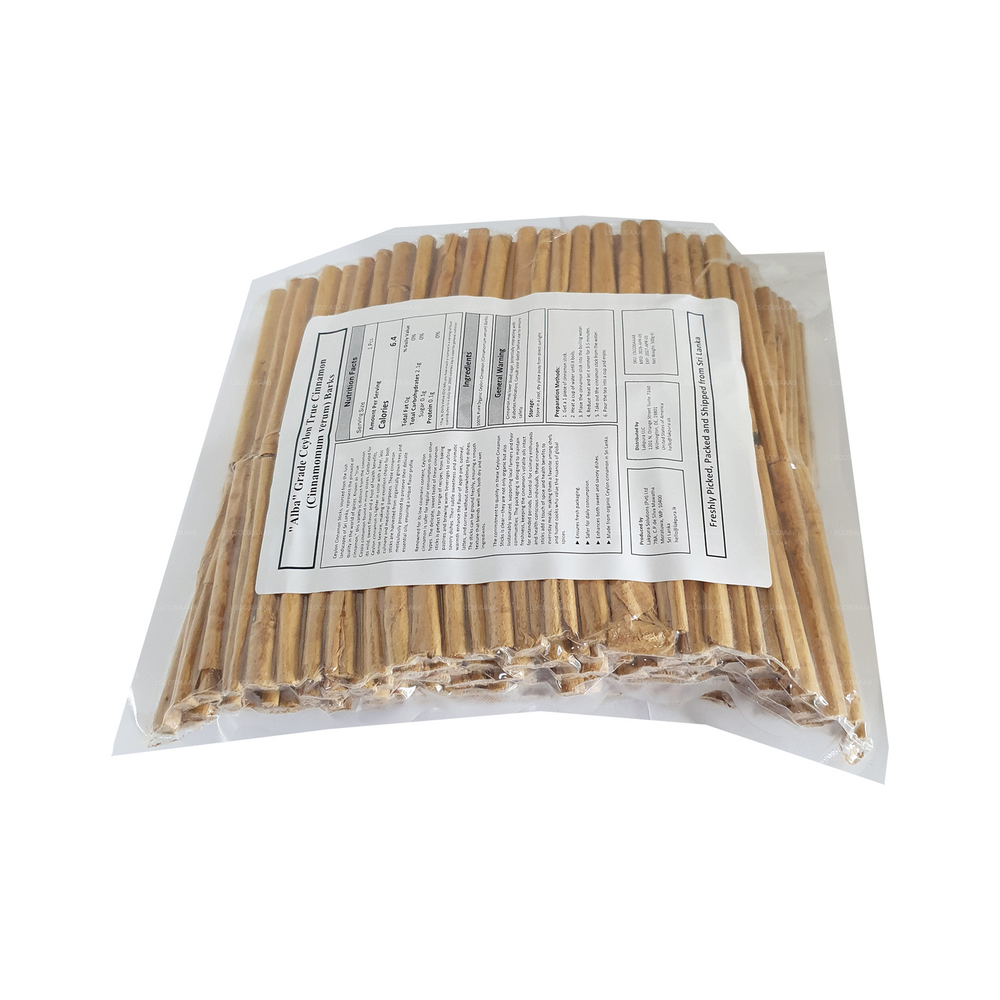 Lakpura® Ceylon Echter Zimt „Alba“ Grad Stöcke