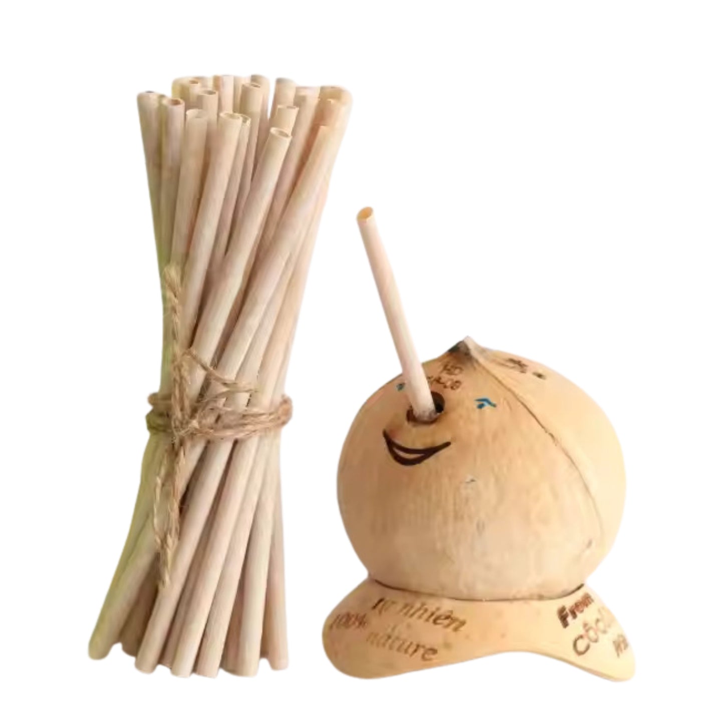 Lakpura® Kokosnussstrohhalme