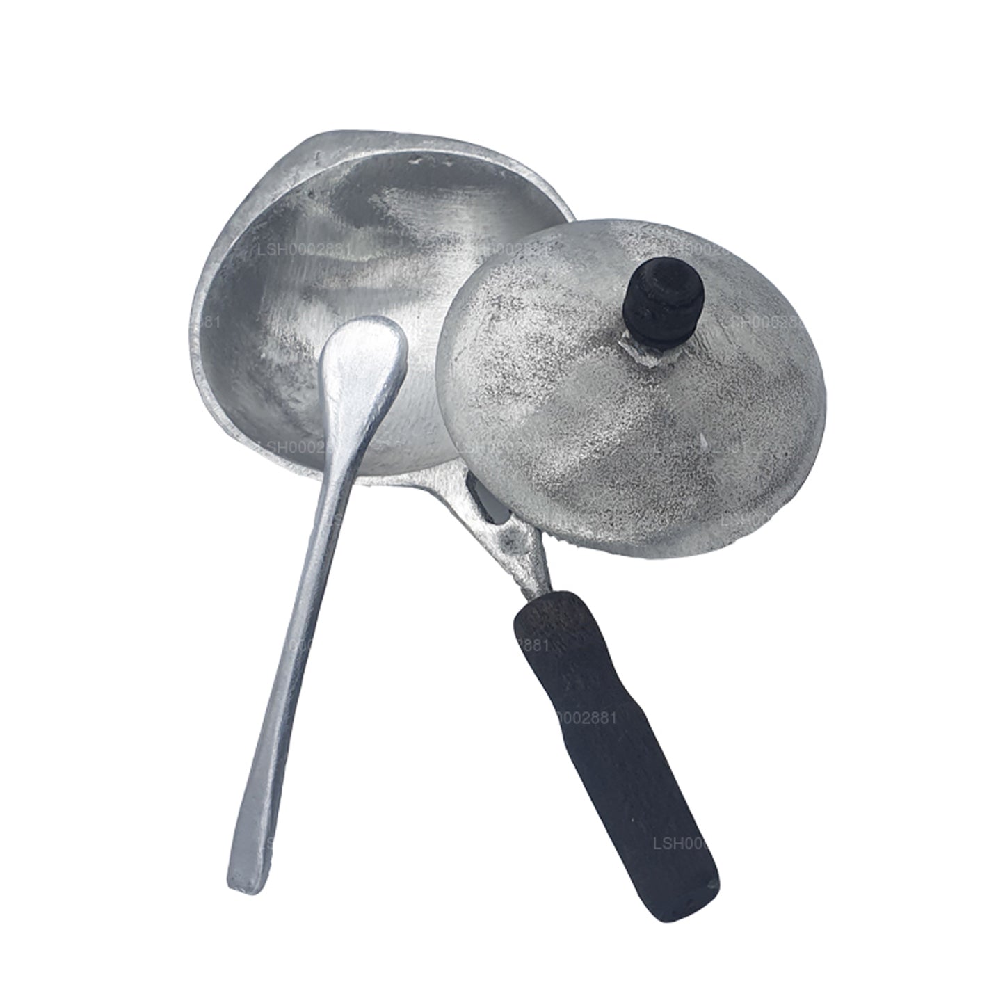 Aluminium-Trichterpfanne mit Deckel