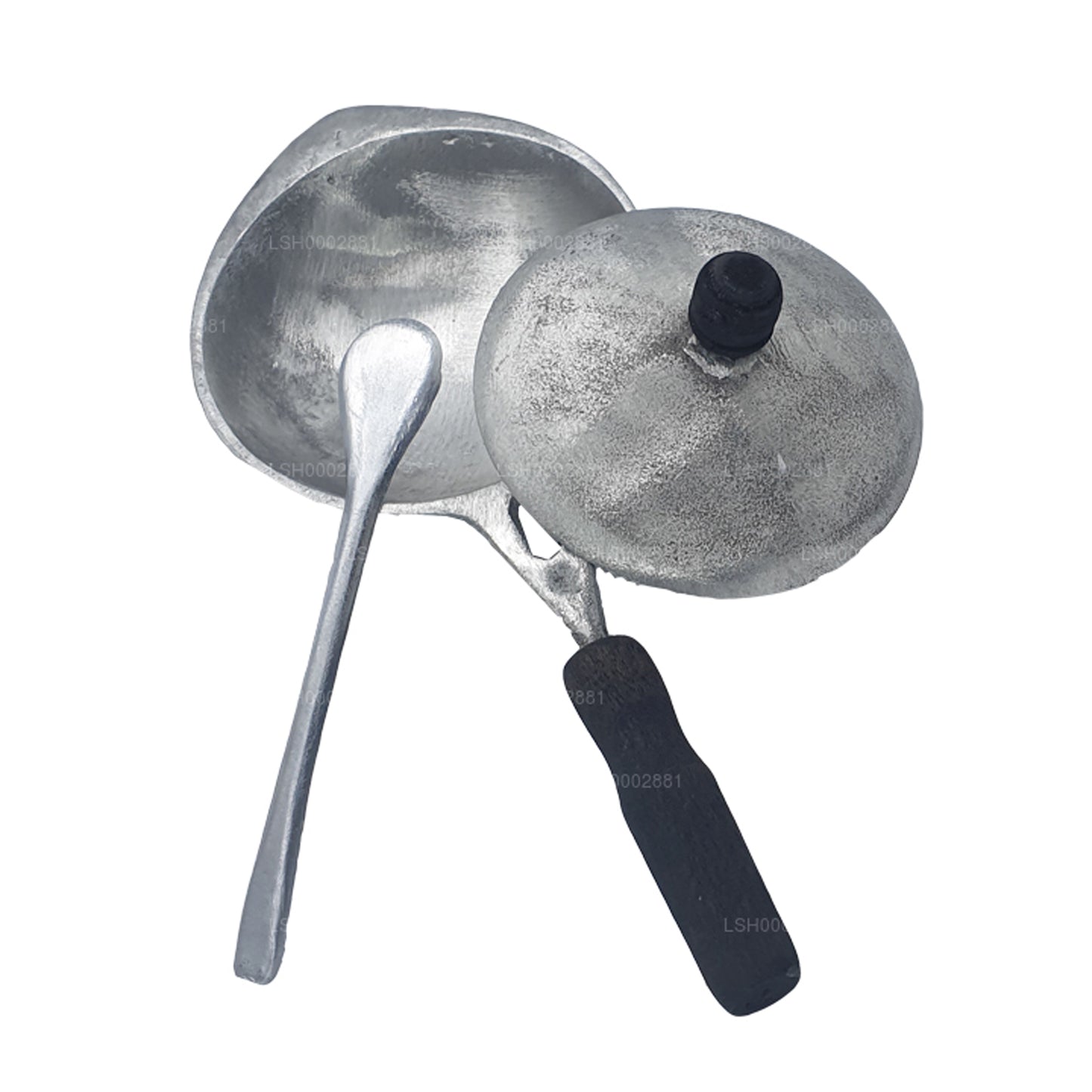 Aluminium-Trichterpfanne mit Deckel