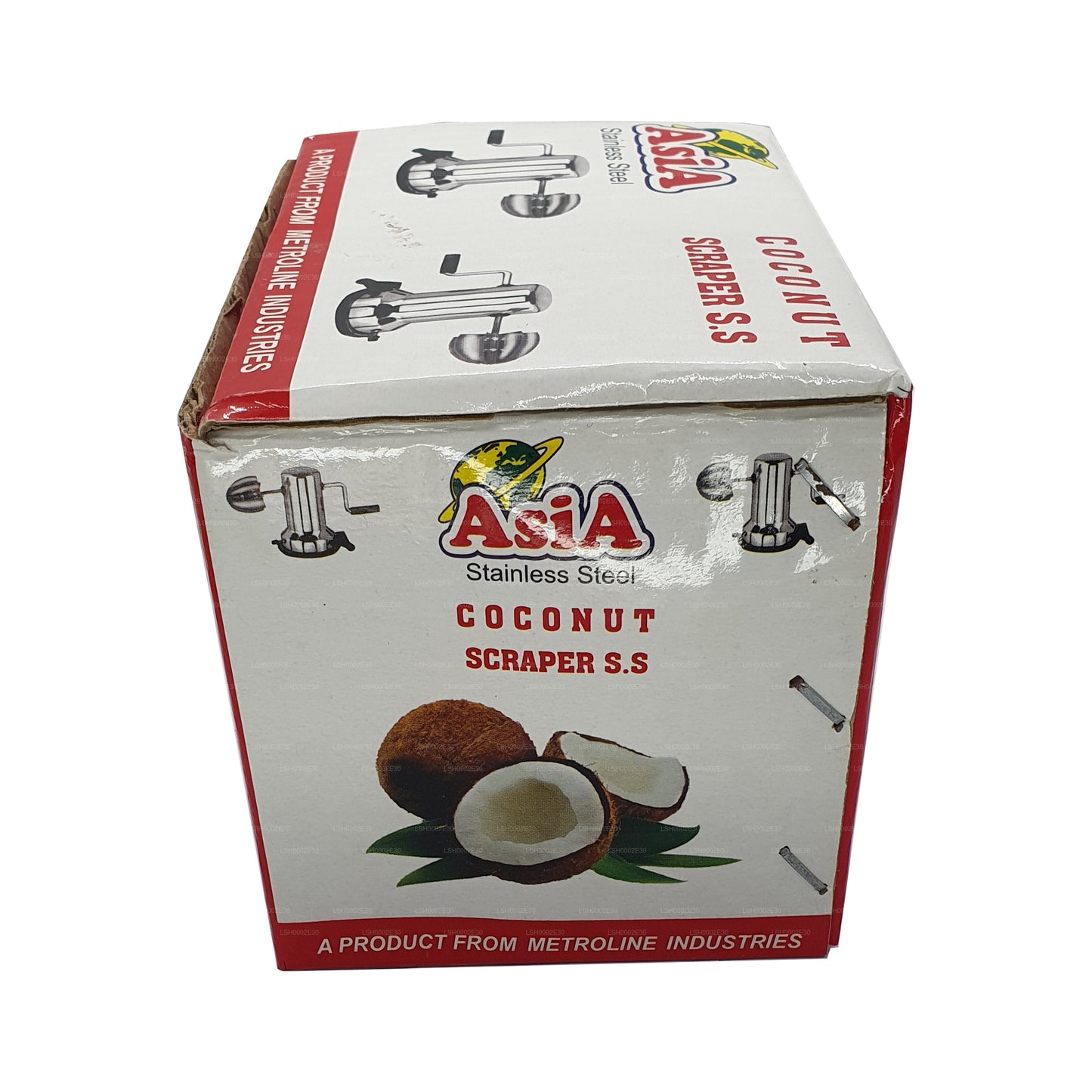 Asia Kokosnussschaber aus Edelstahl