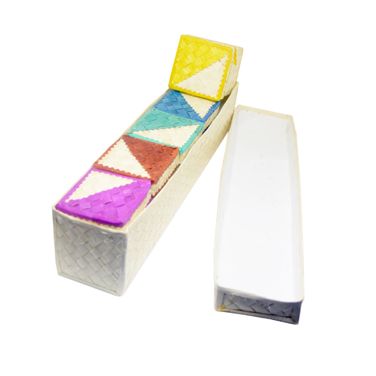 Lakpura Palmyrah-Blatt-Geschenkbox (Design A)