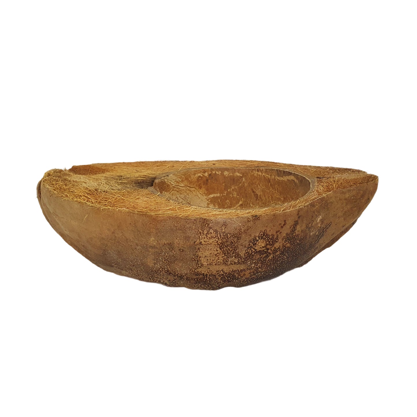 Bivenro Natural Coconut Pet Bowl Design (Free Size)