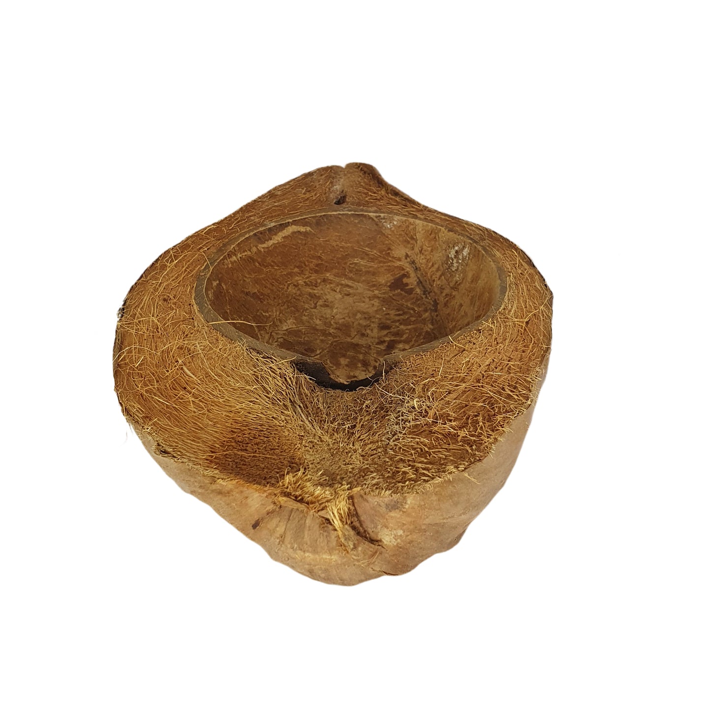 Bivenro Natural Coconut Pet Bowl Design (Free Size)