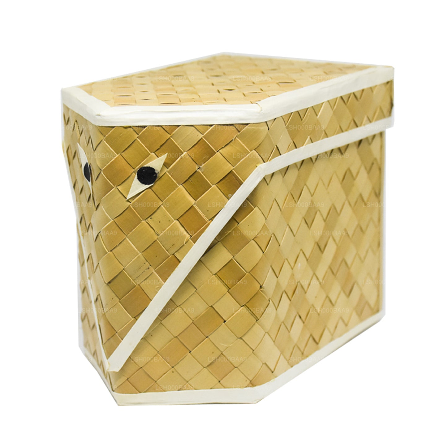 Lakpura® Palmyrah-Blatt-Geschenkbox (Design F)