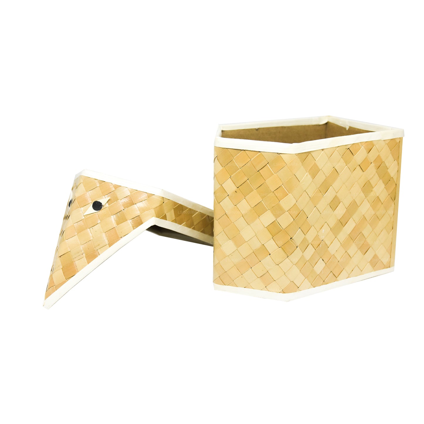 Lakpura® Palmyrah-Blatt-Geschenkbox (Design F)