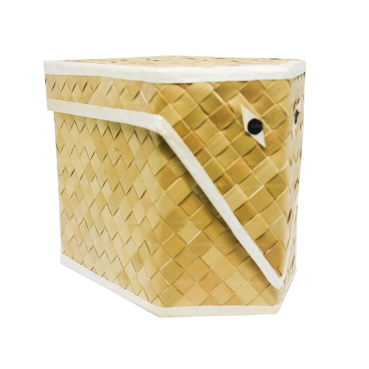 Lakpura® Palmyrah-Blatt-Geschenkbox (Design F)