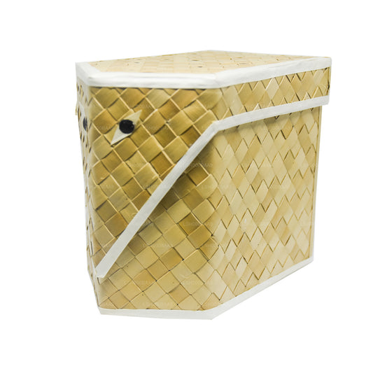 Lakpura® Palmyrah-Blatt-Geschenkbox (Design F)