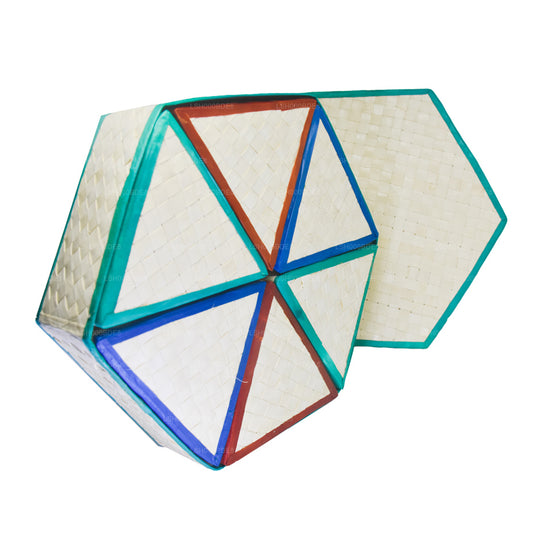 Lakpura Palmyrah Leaf Geschenkbox (Design D)