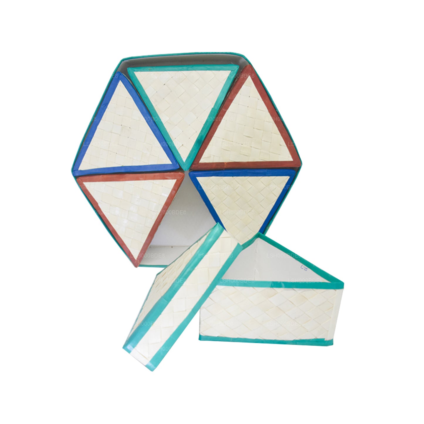 Lakpura Palmyrah Leaf Geschenkbox (Design D)