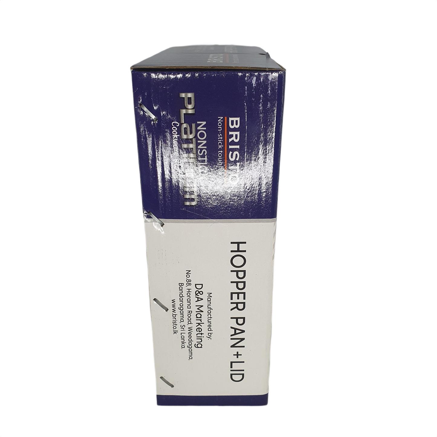 Bristo Platinum Hopper-Pfanne mit Antihaftbeschichtung, 18 cm (7 Zoll)