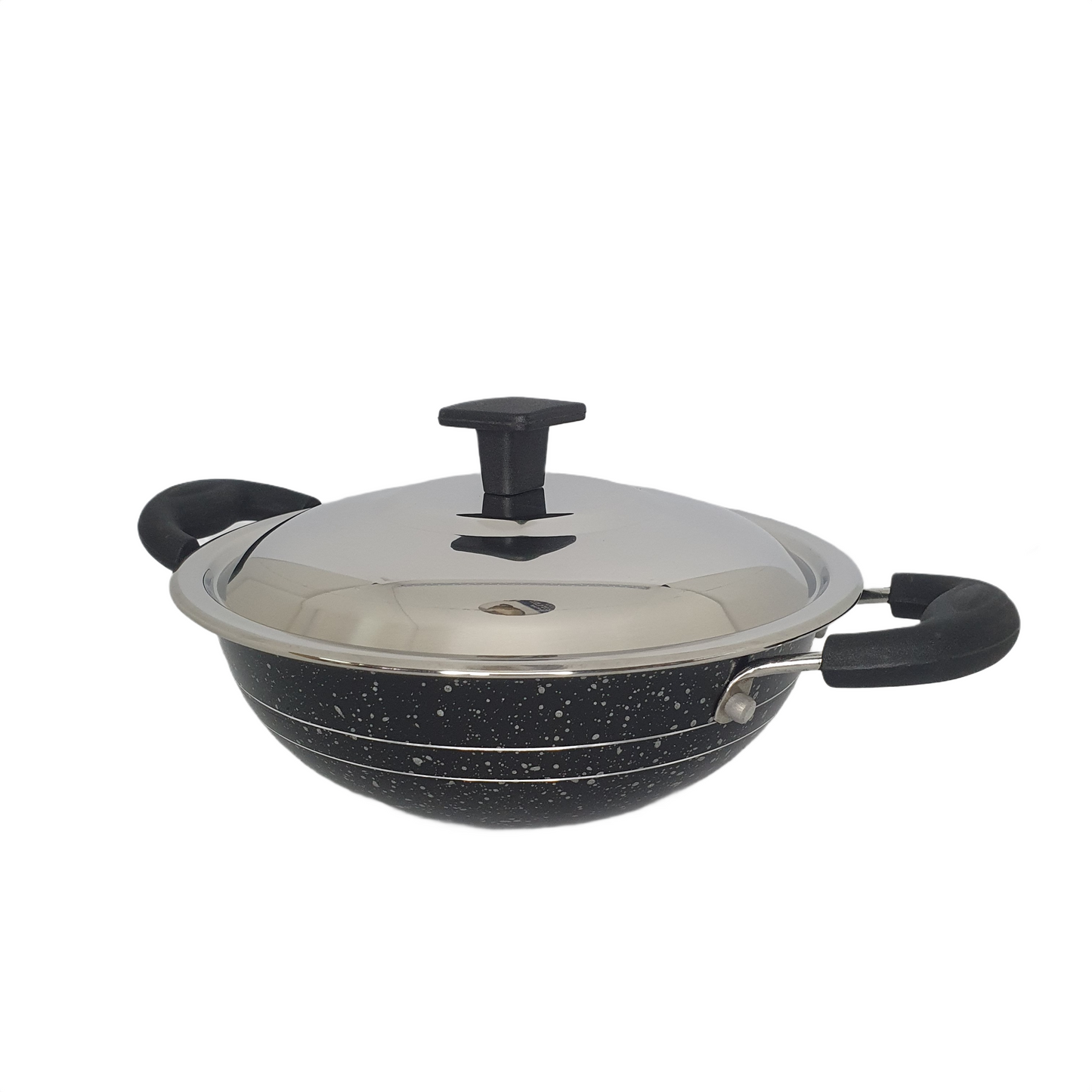 Bristo Platinum Hopper-Pfanne mit Antihaftbeschichtung, 18 cm (7 Zoll)