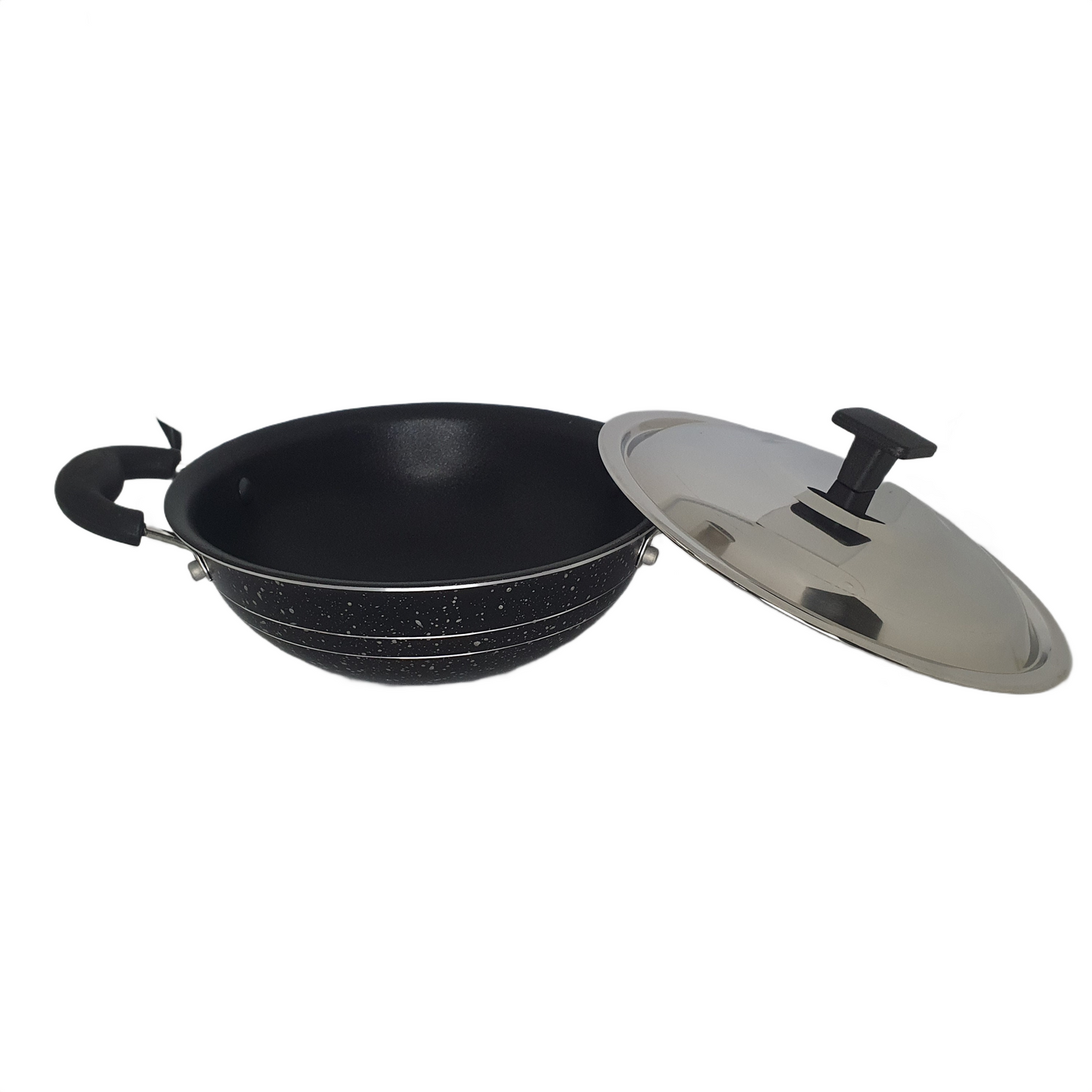 Bristo Platinum Hopper-Pfanne mit Antihaftbeschichtung, 18 cm (7 Zoll)