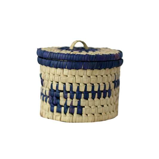 Lakpura® Palmyrah Schmuckkästchen – Klein (Design 1)