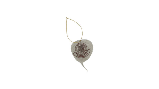 Hängendes Ornament mit natürlichen Bodhi-Blättern