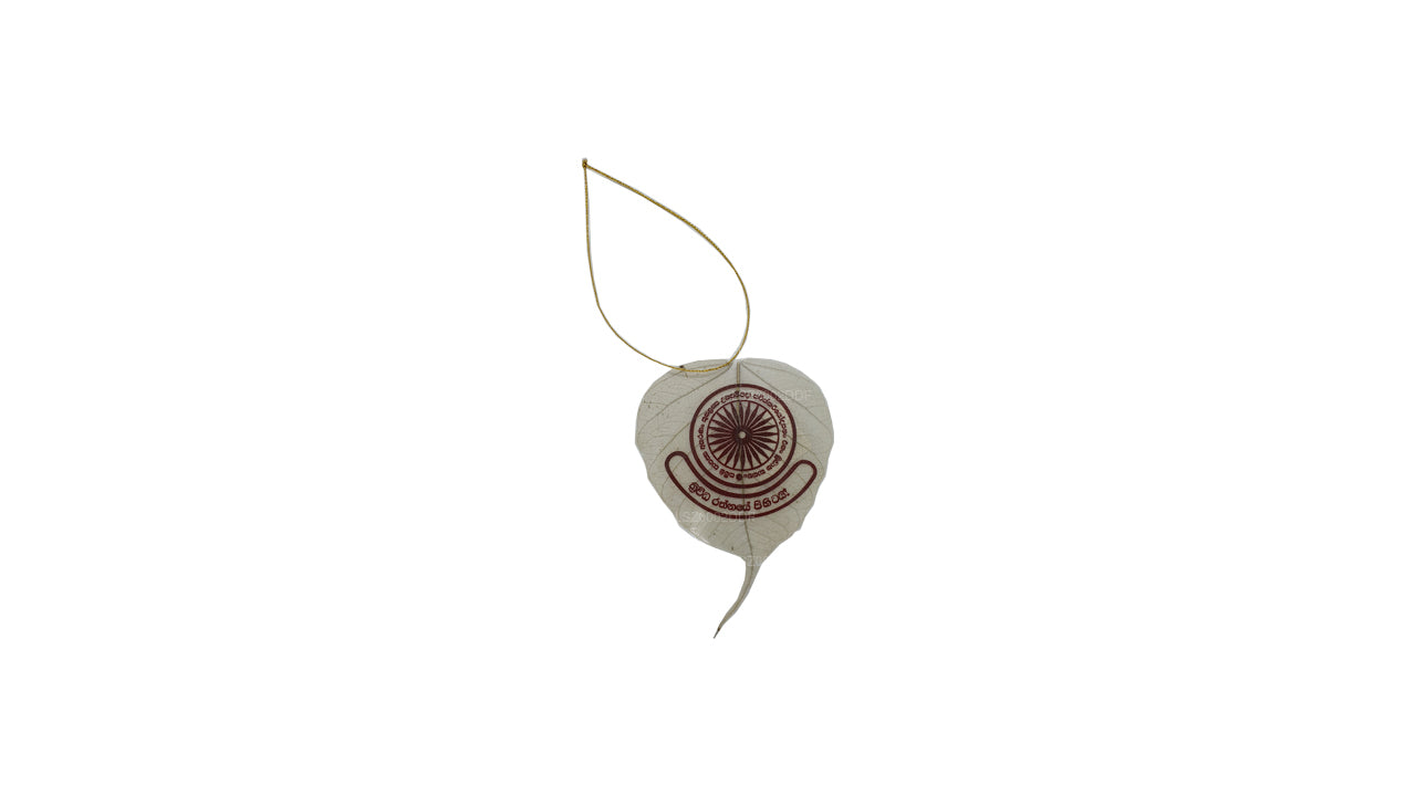Hängendes Ornament mit natürlichen Bodhi-Blättern