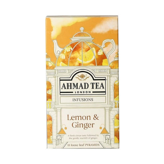 Ahmad Zitrone &amp; Ingwer 15 Pyramid TB (30g)