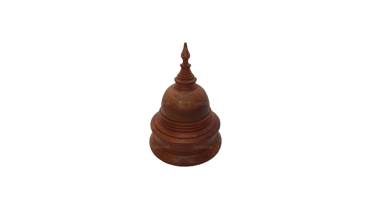 Buddha Stupas Holzfarbe (H-4 Zoll W-3 Zoll)