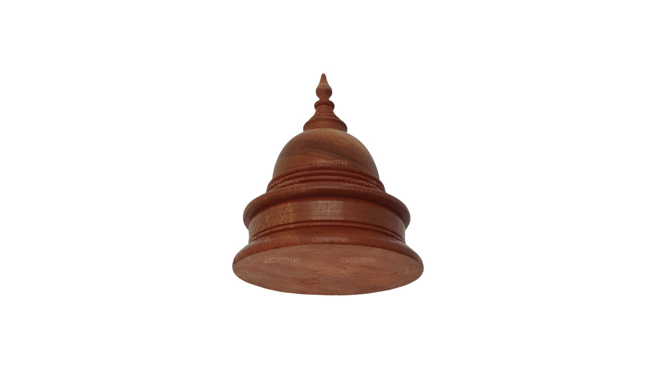 Buddha Stupas Holzfarbe (H-4 Zoll W-3 Zoll)