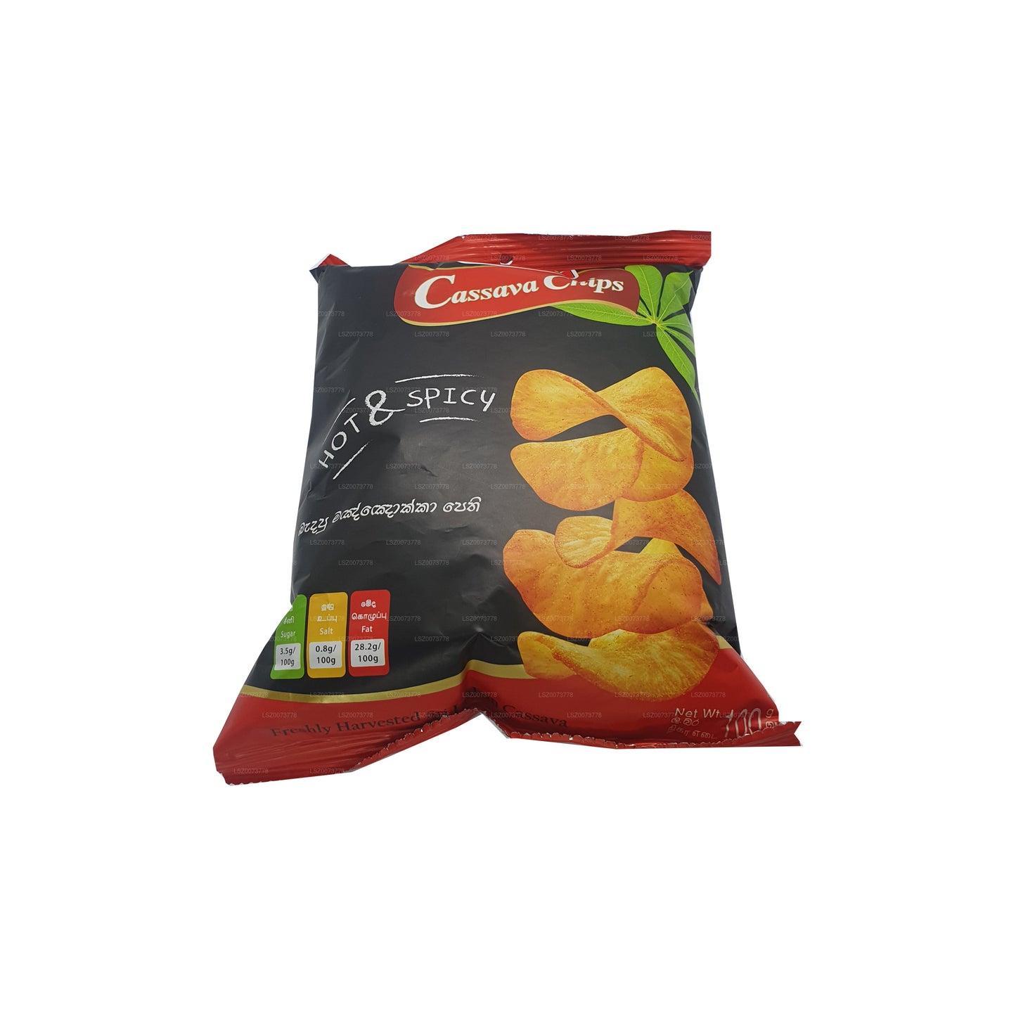 Rancrisp Cassava Chips scharf und würzig (100 g)
