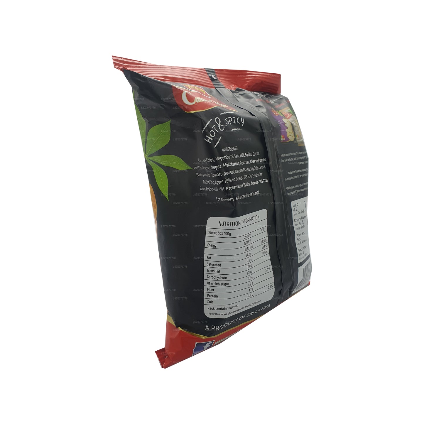 Rancrisp Cassava Chips scharf und würzig (100 g)